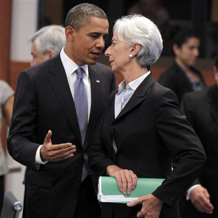 Christine Lagarde, Barack Obama